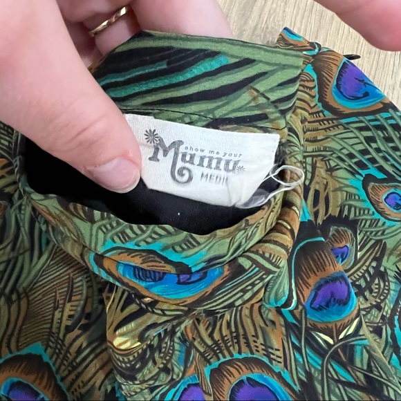 SMYM Peacock Skater Skirt - Picture 4 of 4